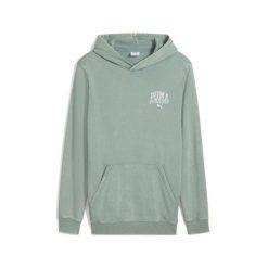 Męska bluza z kapturem z efektem sprania PUMA Class PUMA Green Moon. Zielone bluzy z kapturem męskie Puma, l, z gumy. Za 182.99 zł.