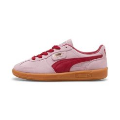 Buty Puma Palermo. Czerwone buty sportowe na co dzień damskie Puma, bez wzorów, do piłki nożnej. Za 270.50 zł.