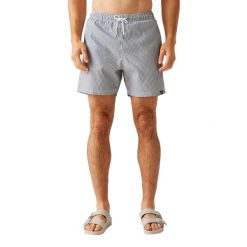 Męskie Spodenki Kąpielowe Loras Stripe Seersucker. Niebieskie kąpielówki męskie Regatta, m, bez wzorów, z materiału. Za 112.99 zł.