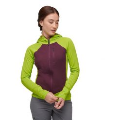 Bluza trekkingowa damska Black Diamond Coefficient LT Hybrid Hoody. Fioletowe bluzy bez kaptura damskie Black Diamond, l. Za 320.99 zł.