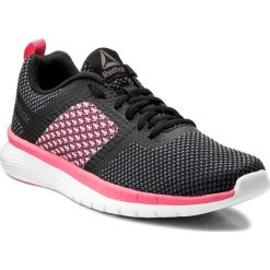 Buty Reebok - Pt Prime Runner Fc CN3155 Black/Grey/Pink/Wht. Czarne buty sportowe na co dzień damskie Reebok, bez wzorów, z materiału, do biegania. W wyprzedaży za 179.00 zł.