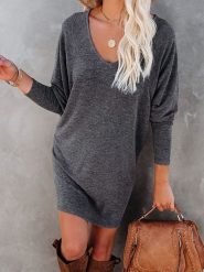 LA Angels Sukienka w kolorze szarym rozmiar: XL. Szare sukienki damskie LA Angels, xl, bez wzorów, bez kołnierzyka, bez ramiączek, mini. Za 178.37 zł.