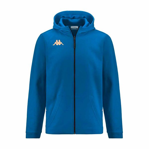 Bluza Kappa Giordizi. Niebieskie bluzy bez kaptura męskie Kappa. Za 305.00 zł.