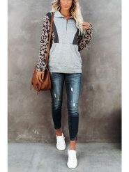 Milan Kiss Bluza w kolorze szaro-beżowym rozmiar: M. Brązowe bluzy bez kaptura damskie Milan Kiss, m. Za 118.84 zł.
