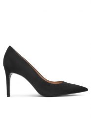 Stuart Weitzman Szpilki Stuart Power 85 SJ948 Czarny. Czarne szpilki Stuart Weitzman, bez wzorów, ze skóry, bez obcasa. Za 1,581.99 zł.