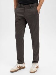 Finshley & Harding Spodnie Mężczyźni Modern Fit niebieski|szary, 54. Niebieskie spodnie materiałowe męskie Finshley & Harding, bez wzorów, z wiskozy, biznesowe. Za 149.95 zł.