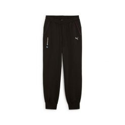 Spodnie do biegania Puma BMW MMS Essentials+ Fleece. Czarne spodnie sportowe męskie Puma, z polaru. W wyprzedaży za 220.50 zł.