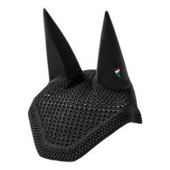 Czapka z muchą dla koni. Czarne czapki męskie EQODE BY EQUILINE, bez wzorów, sportowe. Za 334.50 zł.