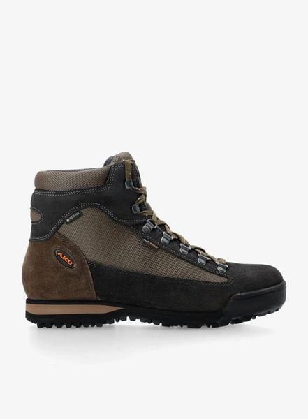 Buty trekkingowe męskie AKU Slope GTX. Zielone buty trekkingowe męskie Aku, na jesień, z gore-texu, przed kolano, bez zapięcia, trekkingowe, gore-tex. Za 879.99 zł.