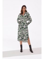 TATUUM Sukienka ze wzorem rozmiar: 36. Sukienki damskie Tatuum, bez wzorów, z wiskozy, bez kołnierzyka, bez ramiączek, midi. Za 105.14 zł.