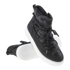 Buty Iguana Nazefi Mid W 92800330985 czarne. Czarne buty sportowe na co dzień damskie bez wzorów, z materiału. Za 218.75 zł.