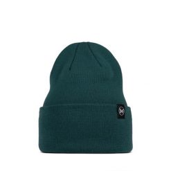 Czapka BUFF KNITTED BEANIE LILON SILVERSAGE. Brązowe czapki męskie Buff, bez wzorów, z materiału, eleganckie. Za 82.49 zł.