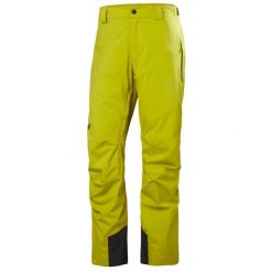 Ocieplane spodnie narciarskie Helly Hansen Legendary. Zielone spodnie materiałowe męskie Helly Hansen, bez wzorów, sportowe. Za 845.00 zł.