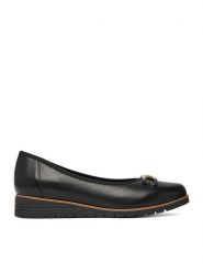 Go Soft Baleriny CEO-EST-TOMI-03 Czarny. Czarne baleriny damskie GO SOFT, bez wzorów, ze skóry, bez obcasa. Za 199.99 zł.