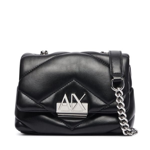 Torebka Armani Exchange. Czarne listonoszki damskie Armani Exchange, bez wzorów, bez dodatków. Za 589.99 zł.