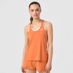 SPIRIT Tank Top Women. Brązowe topy damskie HEAD, l, bez wzorów, bez kołnierzyka. Za 184.00 zł.