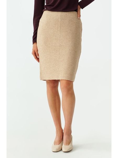 TATUUM Spódnica w kolorze beżowym rozmiar: 38. Brązowe spódniczki damskie Tatuum, bez wzorów, z wełny, z podwyższonym stanem, mini. Za 95.92 zł.