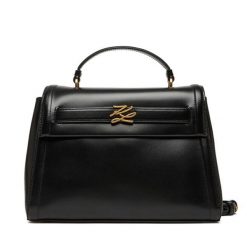 Torebka KARL LAGERFELD. Czarne torebki klasyczne damskie Karl Lagerfeld, bez wzorów, bez dodatków. Za 1,499.00 zł.