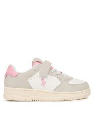 Polo Ralph Lauren Sneakersy RL05869050 Szary jasny. Szare buty sportowe dziewczęce Polo Ralph Lauren, bez wzorów, ze skóry, bez zapięcia. Za 449.99 zł.
