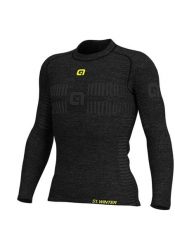 Koszulka termoaktywna męska Alé Cycling Seamless Wool LS. Czarne bielizna termoaktywna męska ALÉ CYCLING, m, bez wzorów, z elastanu. Za 246.99 zł.