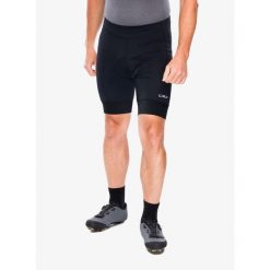 Spodenki rowerowe z wkładką CMP Zone. Czarne szorty męskie CMP, bez wzorów, sportowe. Za 188.99 zł.