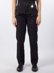 Diesel Clothes Dżinsy "Maru" - Regular fit - w kolorze czarnym rozmiar: W24/L32. Czarne jeansy damskie Diesel Clothes, z podwyższonym stanem. Za 333.81 zł.