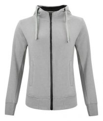 Clique Classic Hoody Full Zip Women - Bluza z kapturem z suwakiem szara melanż. Szare bluzy z kapturem damskie CLIQUE, l, z bawełny. Za 330.15 zł.