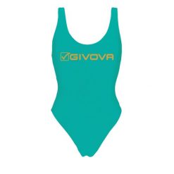Damski kostium kąpielowy 1-częściowy Givova. Zielone stroje jednoczęściowe damskie Givova, l, bez wzorów. Za 144.03 zł.