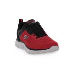 Buty do chodzenia męskie Skechers Rdbk Track Boarder. Czerwone buty sportowe na co dzień męskie Skechers, z materiału, bez zapięcia, trekkingowe. Za 239.00 zł.