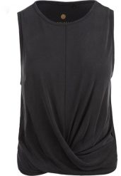 Damski tank top Athlecia Diamy Cropped. Czarne bluzki sportowe damskie Endurance, uniwersalny, bez wzorów, z materiału, bez ramiączek. Za 171.50 zł.