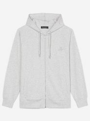 Marc O´Polo Bodywear Bluza w kolorze jasnoszarym rozmiar: M. Szare bluzy z kapturem męskie m, z bawełny. Za 136.13 zł.