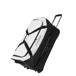 Torba podróżna travelite Basics L ext. Białe torebki klasyczne damskie Travelite, bez wzorów, z materiału, duże, bez dodatków. Za 559.50 zł.