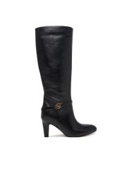 Guess Kozaki FLFOAT LEA11 Czarny. Czarne kozaki damskie Guess, bez obcasa, na słupku. Za 1,059.00 zł.