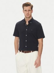 Tommy Hilfiger Koszula Performance MW0MW38663 Granatowy Regular Fit. Niebieskie koszule męskie Tommy Hilfiger, m, bez wzorów, z bawełny, bez kołnierzyka, bez ramiączek. Za 309.99 zł.