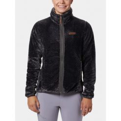 Bluza Polarowa Damska Columbia Fire Side II Sherpa FZ. Szare bluzy bez kaptura damskie Columbia, l, z polaru. Za 224.99 zł.