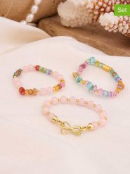 L'Atelier de Gaia Bransoletki (3 szt.) rozmiar: onesize. Żółte bransoletki damskie L'Atelier de Gaia, z mosiądzu. Za 51.95 zł.