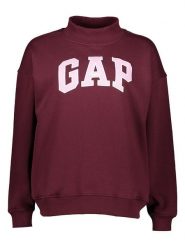 GAP Bluza w kolorze bordowym rozmiar: XXS/XS. Czerwone bluzy bez kaptura damskie GAP, xs. Za 224.95 zł.