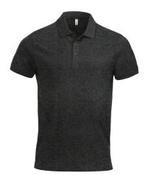 Clique Classic Lincoln S/S koszulka polo męska anthracite melange. Szare koszulki polo męskie CLIQUE, m, bez wzorów, z bawełny, bez ramiączek. Za 120.98 zł.