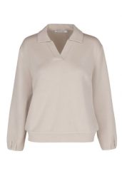 Bluza z kołnierzem B-NALIA. Brązowe bluzy bez kaptura damskie Volcano, m, z elastanu. Za 159.99 zł.