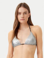 HUGO Góra od bikini 50535242 Srebrny. Szare bikini damskie Hugo, bez wzorów. Za 139.99 zł.