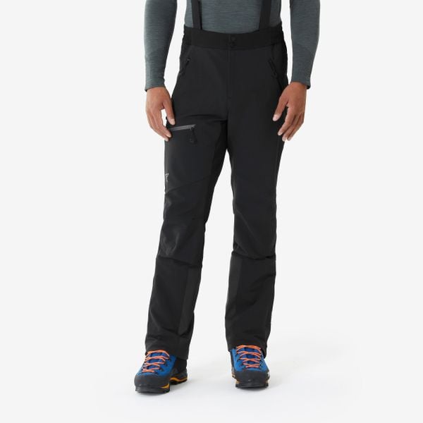 Spodnie alpinistyczne męskie Simond Alpinism. Czarne spodnie materiałowe męskie SIMOND, bez wzorów, z elastanu, sportowe. Za 349.99 zł.