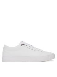 Tommy Hilfiger Tenisówki Th Hi Vulc Core Low Lth Ii Ess FM0FM05511 Biały. Białe trampki i tenisówki męskie Tommy Hilfiger, bez wzorów, ze skóry, bez zapięcia. Za 299.99 zł.