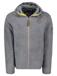 Geographical Norway Kurtka polarowa "Ucherpim" w kolorze szarym rozmiar: M. Szare kurtki męskie Geographical Norway, m, bez wzorów, z polaru, bez kaptura. Za 160.96 zł.