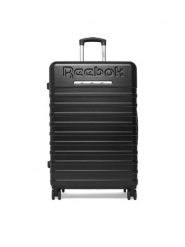 Reebok Walizka duża CWBEO-RBK-MS-001-L Czarny. Czarne walizki Reebok, bez wzorów, z tworzywa sztucznego, duże. Za 349.99 zł.