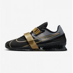 Buty Nike Romaleos 4 M CD3463-001 czarne. Czarne buty sportowe na co dzień męskie z gumy, bez zapięcia, na fitness i siłownię. Za 958.82 zł.