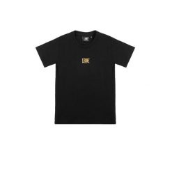 Złota koszulka Kurzarm Leone 1947 dla Kinder. Czarne bluzki damskie LEONE 1947 APPAREL, bez wzorów, z bawełny, bez kołnierzyka. W wyprzedaży za 58.94 zł.