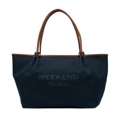 Torebka Weekend Max Mara. Niebieskie torebki klasyczne damskie Weekend Max Mara, bez wzorów, bez dodatków. Za 1,479.00 zł.