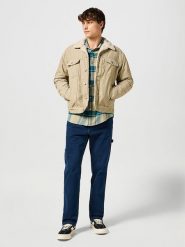 Wrangler Dżinsy - Regular fit - w kolorze granatowym rozmiar: W36/L34. Niebieskie jeansy męskie Wrangler. Za 136.13 zł.