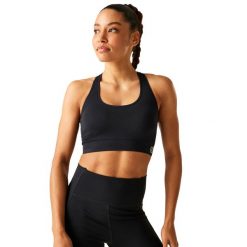 Damski Biustonosz Sportowy Dont Sweat It II. Czarne biustonosze sportowe damskie Dare 2b, bez wzorów, z elastanu. Za 94.99 zł.