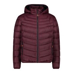Kurtka puchowa z kapturem 3M™ Thinsulate™ CMP. Czerwone kurtki męskie CMP, na zimę, m, bez wzorów, z materiału, klasyczne, z kapturem. Za 489.90 zł.
